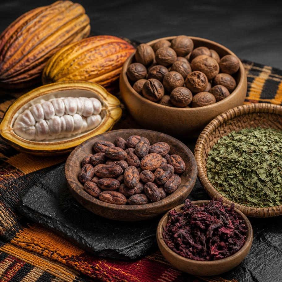 Selection of West African commodities